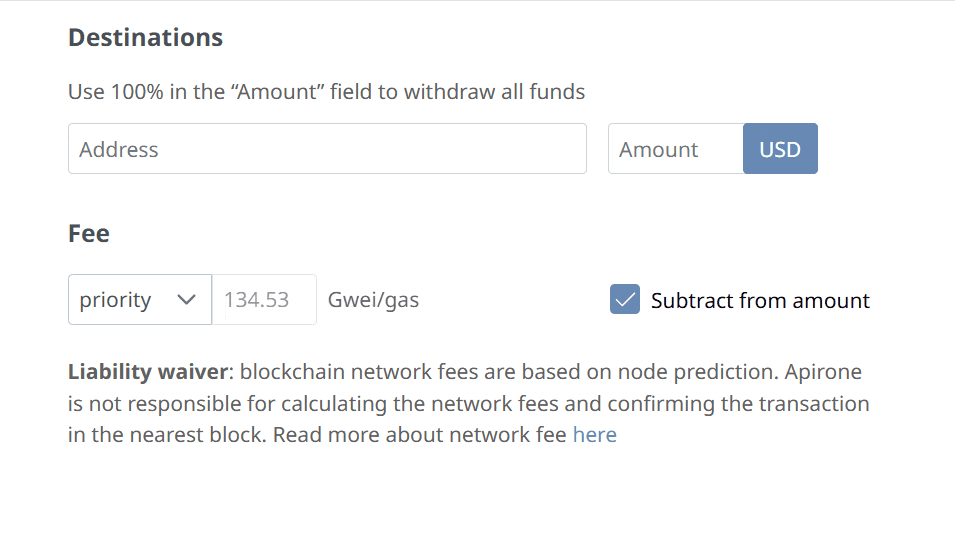 Network fee eth
