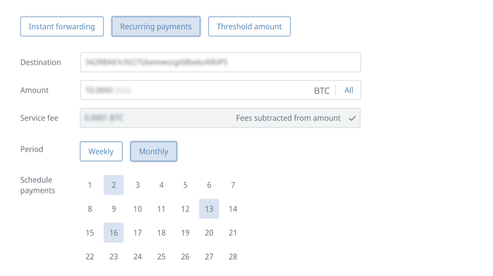 Auto transfer